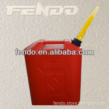 HDPE cheap plastic fuel jerry can with small lip